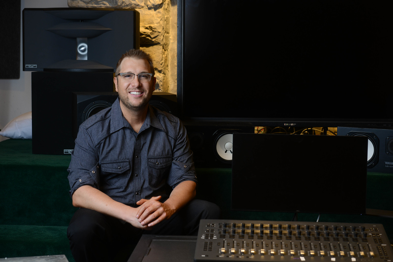 Dave Tough in his Nashville production studio